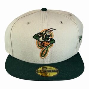 NWT Greensboro Grasshoppers 7 7/8 New Era 59fifty Fitted Hat MiLB Minor League